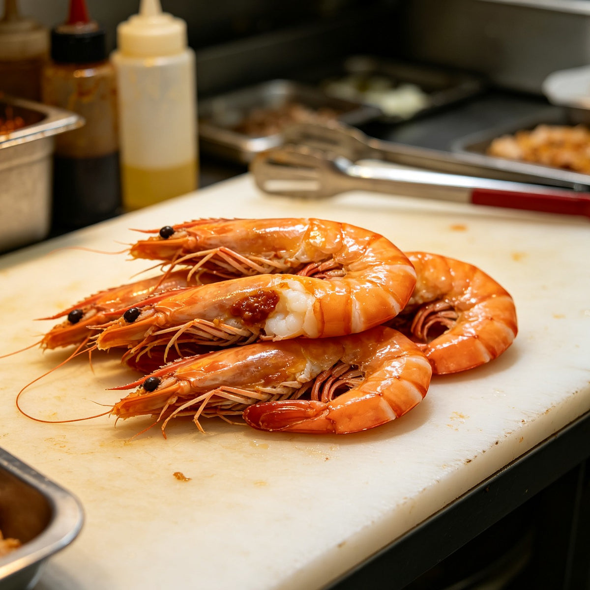 Chilli Garlic Prawns with Roe 3